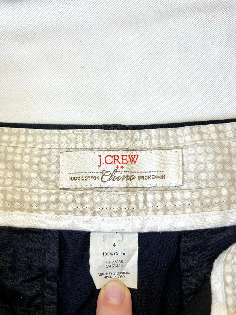 J. Crew Classic 100% Cotton Broken-In Chino Shorts 4
